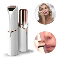 Depilador Facial Elétrico Touch Portátil Recarregável Para Rosto Tipo Batom