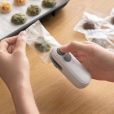 Mini Seladora Portátil Recarregável Embalagem Plástica