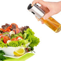 Pulverizador de Óleo e Azeite Recarregável TGR Select - Spray de Cozinha Vidro 100ml Transparente